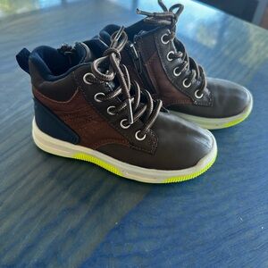 Falls Creek Boys Kids Boots in Brown and Black Size 9 Toddler